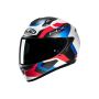 Мотошлем HJC C10 TINS MC21SF белый/синий M Визор